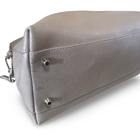 Furla Tan Beige Two Way Piper dome bag made from Saffiano leather - Picture 7 of 10